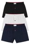3-Pack Deal Product! Men's Combed Cotton Towel Waist Boxer 100% Cotton Mixed Color