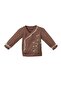 Ncx 243333 Brown Lace Floral Embroidered 5-Piece Bodysuit Set - 4