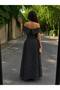 Polka Dot Madonna Collar Maxi Dress - 3