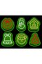 6-Piece Christmas Themed Cookie and Sugar Paste Mold Set with Ejector - 4