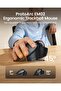 Wireless Bluetooth Trackball Mouse, EM02 Two Adjustable Angle Ergonomic Rechargeable Computer Ball Mouse, 3 Device Connection, Thumb Control and Smooth Tracking for Laptop, PC, Mac-Gray - 2