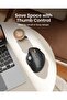Wireless Bluetooth Trackball Mouse, EM02 Two Adjustable Angle Ergonomic Rechargeable Computer Ball Mouse, 3 Device Connection, Thumb Control and Smooth Tracking for Laptop, PC, Mac-Gray - 7