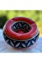 Handmade Ceramic Lid Ashtray Diameter 10 cm Height 6 cm
