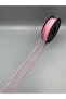2.5 cm Pink Chiffon Ribbon 9 Meters – Decorative Ribbon for Embellishments and Gift Wrapping