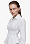 Waist-Slit Shirt with Gipe Detail - 2