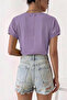 Women's V-Neck Short Sleeve Cotton Basic T-Shirt Trendy Casual and Comfortable Cut T-Shirt - 4