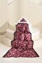 French Silk Shawl Marsala - 2