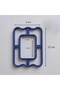 Top-Bottom Curved Rectangular Photo & Mirror Frame Ceramic Cutting Die – Pol... - 8X12 cm - Cream - 4