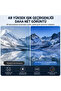 iPhone 17 Pro Compatible Sapphire Camera Lens Protector with Stand Ar+Af Full Protection with Metal Frame - 3