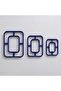 Rectangular Photo & Mirror Frame Ceramic Cutter Mold – Polymer Clay and Glassware - 8.3X12Cm - Cream - 2