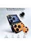 iPhone 17 Pro Compatible Sapphire Camera Lens Protector with Stand Ar+Af Full Protection with Metal Frame - 3