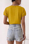 Women's V-Neck Short Sleeve Cotton Basic T-Shirt Trendy Casual and Comfortable Cut T-Shirt - 3