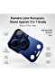 iPhone 17 Pro Compatible Sapphire Camera Lens Protector with Stand Ar+Af Full Protection with Metal Frame