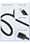 كابل USB C إلى USB C من Bestwish بقوة 60 واط، 3 قطع بطول 2 متر/6.6 قدم، كابلات هاتف من النوع C |   شحن سريع 20 فولت 3 أمبير بتقنية PD و USB - 3