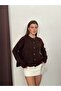 Women's Buttoned Knitwear Cardigan Oversize Soft Textured Knitted Sweater - 2