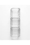 Glass Bowl Set with 3 Trays – Breakfast, Sauce, Snack, Appetizer and Presentation Set