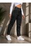 Women's High Waist Mom Fit Ripped Detailed Jean Trousers