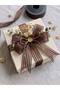 2.5 cm Brown Chiffon Ribbon 9 Meters – Decorative Ribbon for Embellishments and Gift Wrapping - 3