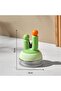 Tzowoc Cute Cactus Design Kitchen Knife Sharpener, Pocket-Sized Suction Base Sharpening Stone, Mini Sharpening Tool for Knives and More - 3