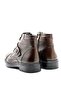 Men's Genuine Leather Boots - Fur-Lined, Cold and Water Resistant, Orthopedic, Non-Slip Sole Winter Shoes - 6
