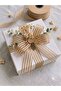 2.5 cm Cappucino Chiffon Ribbon 9 Meters – Decorative Ribbon for Embellishments and Gift Wrapping - 3