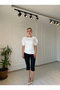 Asymmetrical Balloon Sleeve Blouse - 6