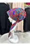 Scarf Bonnet Cotton Fabric Does Not Slip, Ready to Wear, Has a Tie at the Back - 5