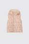 Girl's Hooded Ecru Vest