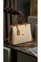 Women's Large Size Shoulder Bag with Multiple Zipper Compartments