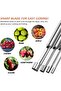 4 PCS Stainless Steel Fruit Corer Set| Apple Corer, Cherry & Date Seed Remover, Pear Corer Tool | Kitchen Fruit Pitter & Seed Remover Set | Easy Grip Handle, Dishwasher Safe - 3