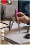 Pink Metal Compass with Pencil 1 Piece Maped Study 119410 Compass Mathematics Geometry Architecture Project t - 4