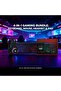 مجموعة ألعاب سلكية 4 في 1 من جيدول، تشمل لوحة مفاتيح RGB، ماوس، سماعة رأس مع ميكروفون، وسادة ماوس - 2