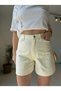 High Waist City Boy Denim Shorts