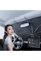 Car Windshield Sunshade Umbrella, Silver Coating Reflective Titanium Coating with Storage Bag, Protects Your Car - 7
