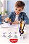 Yellow Plastic Compass with Pencil 1 Piece Maped Kidz 191611 Compass Mathematics Geometry Architecture Project t - 4