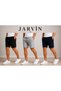3 Pieces of Modern Cut Men's Shorts, Stylish and Comfortable for the Season (Black-Navy Blue-Grey)