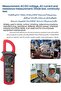 600V Digital Clamp Meter – AC/DC Multimeter with 400A Amp Probe & Ohm Tester – Auto-Range Portable Electrical Tester with LCD Backlight (Safe & Durab - 4