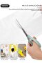 Plastic Drop Cloths, Waterproof Anti-Dust Furniture Cover With Adhesive Strip, Thicken Painte - 3