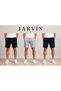 3 Pieces of Modern Cut Men's Shorts, Stylish and Comfortable for the Season (Black-Navy Blue-Grey) - 2