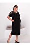 Viscose Dress with Shoulder Detail