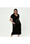 Viscose Dress with Stone Detail - 3