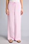 Wide Leg High Waist Linen Blend Thin Fabric Pants with Pockets F5024Ax26Sm - 3