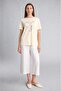 Straight Fit Wide Leg Capri F0988Ax26Sm