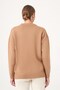 Women's Button Detail Sweater Biscuit 20867 - 5