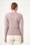 Women's Button Detail Double Breasted Sweater Mink 25298 - 6