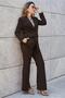 Kruvaze Collar Suit with Pants 30555