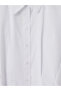 Nevavm Plus Size Poplin Women's Pleated Shirt with Difference - 4