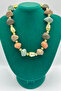 Pastel Tones Natural Stone-Looking Women's Necklace (19 cm + 5 cm) - 5