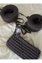 Combed Cotton Yarn-300-400Gr-Color-Anthracite