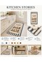Eta Written and Thematic Modern Woven Base Decorative Carpet Eta4161 - 4
